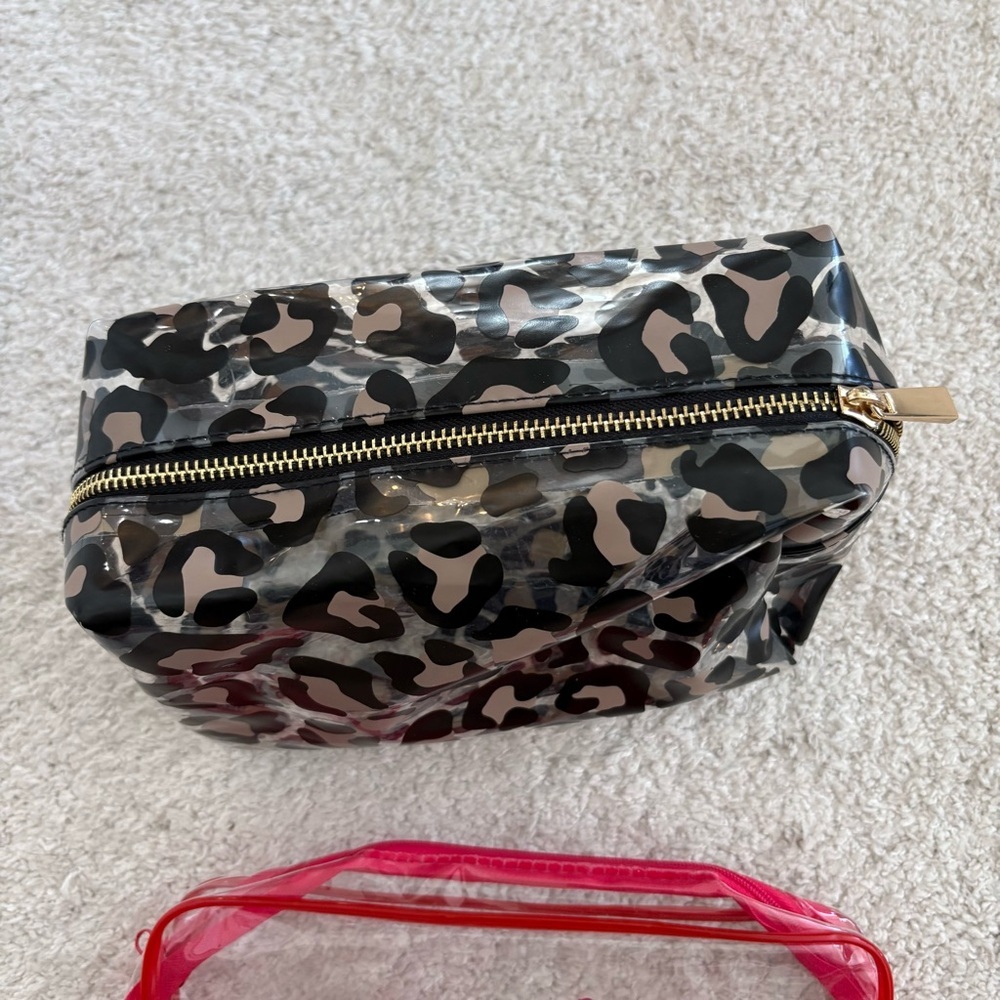 Clear Travel Zip Toiletry Bag Set - Picture 6 of 12